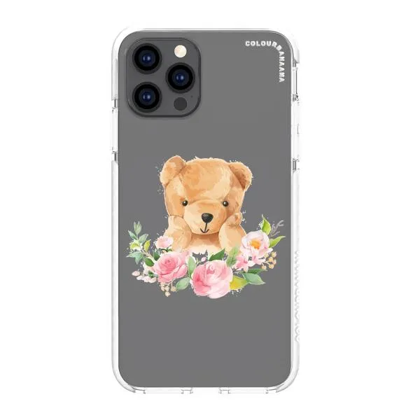 iPhone Case - Bear And Flower Wreath