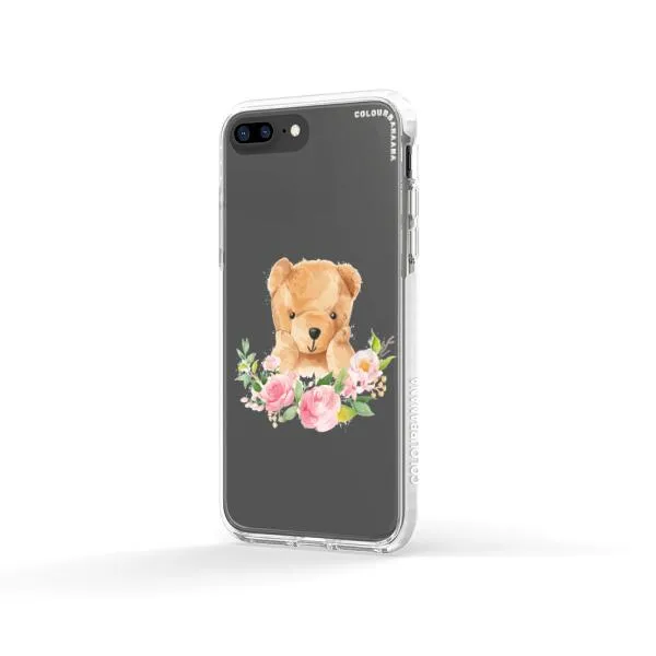 iPhone Case - Bear And Flower Wreath