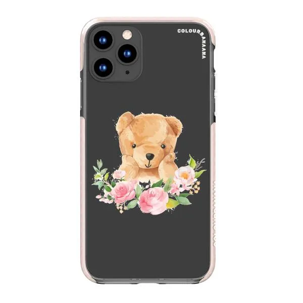 iPhone Case - Bear And Flower Wreath