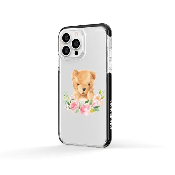 iPhone Case - Bear And Flower Wreath