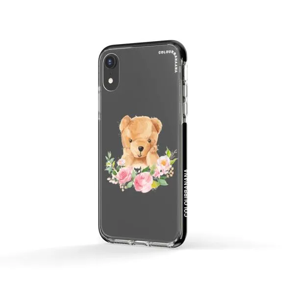 iPhone Case - Bear And Flower Wreath