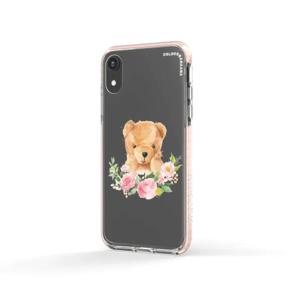 iPhone Case - Bear And Flower Wreath