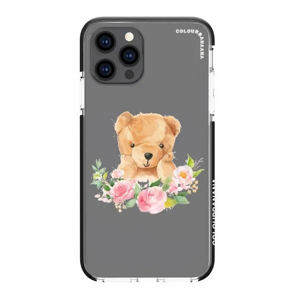 iPhone Case - Bear And Flower Wreath