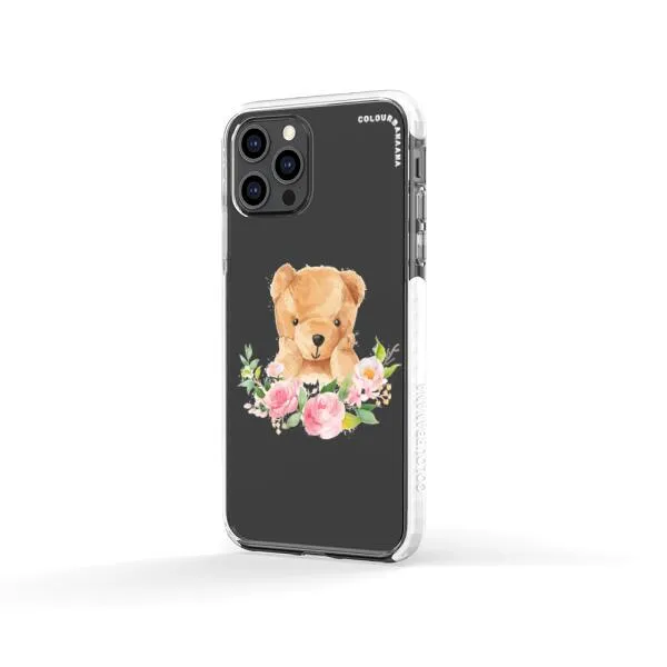 iPhone Case - Bear And Flower Wreath