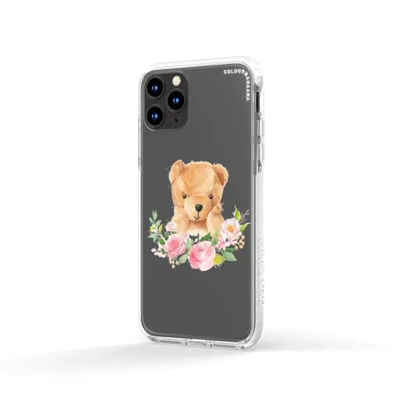 iPhone Case - Bear And Flower Wreath