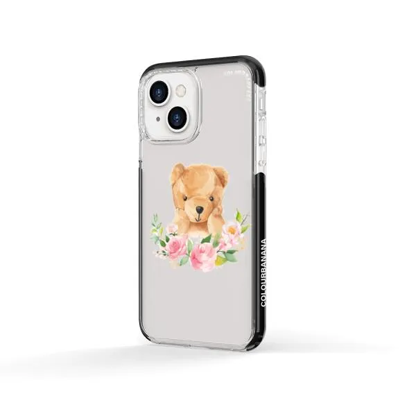 iPhone Case - Bear And Flower Wreath