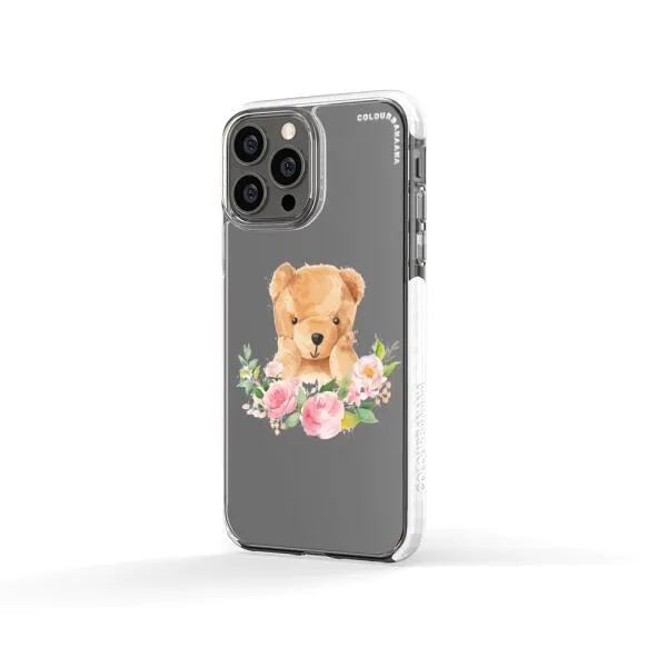 iPhone Case - Bear And Flower Wreath