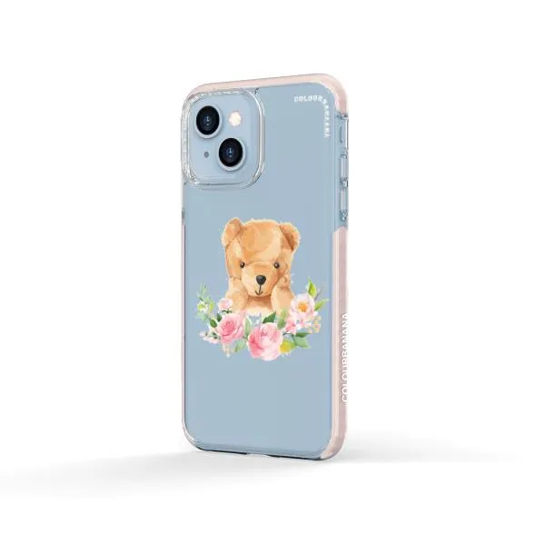 iPhone Case - Bear And Flower Wreath