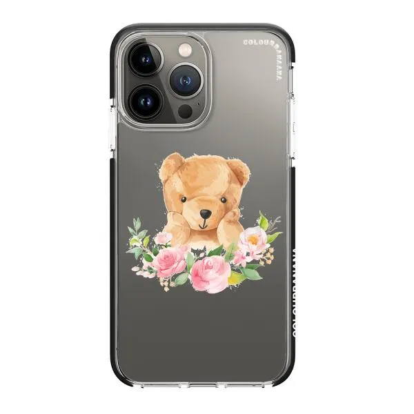 iPhone Case - Bear And Flower Wreath