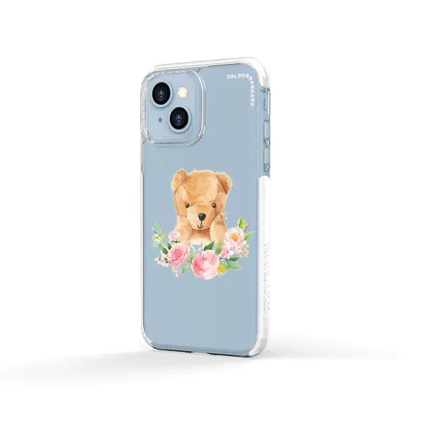 iPhone Case - Bear And Flower Wreath