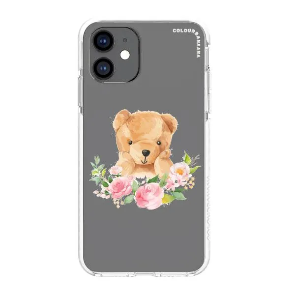 iPhone Case - Bear And Flower Wreath