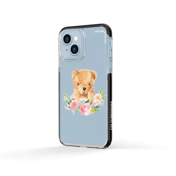 iPhone Case - Bear And Flower Wreath