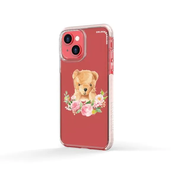 iPhone Case - Bear And Flower Wreath