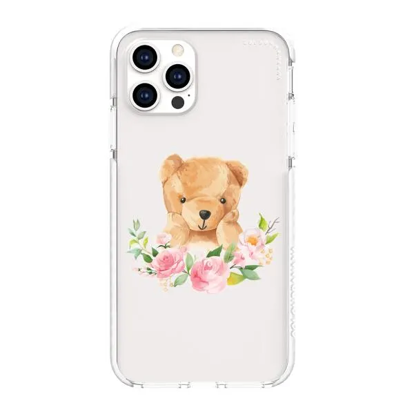 iPhone Case - Bear And Flower Wreath