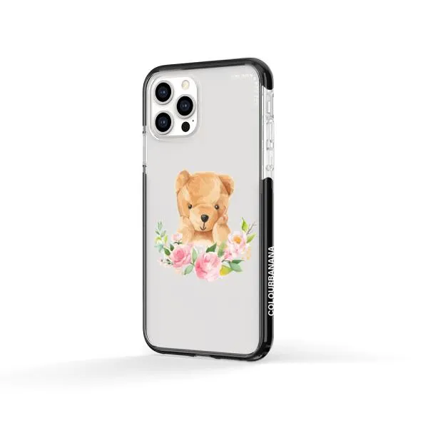 iPhone Case - Bear And Flower Wreath