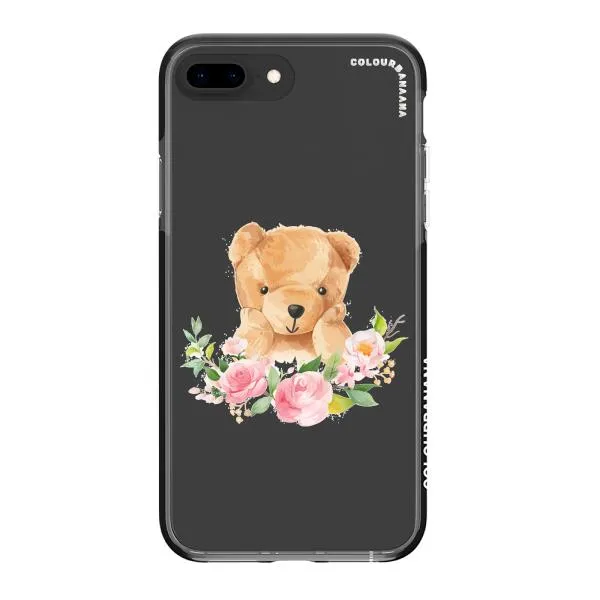 iPhone Case - Bear And Flower Wreath