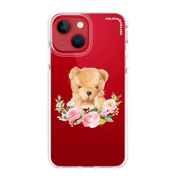 iPhone Case - Bear And Flower Wreath