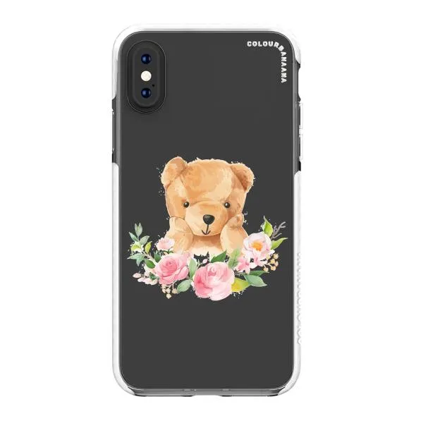 iPhone Case - Bear And Flower Wreath