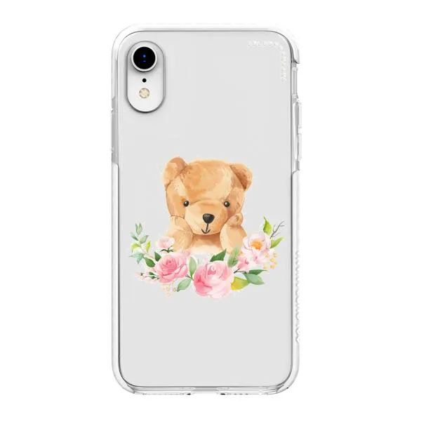 iPhone Case - Bear And Flower Wreath