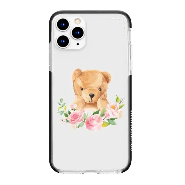 iPhone Case - Bear And Flower Wreath