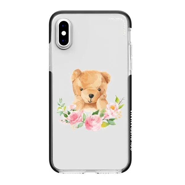 iPhone Case - Bear And Flower Wreath