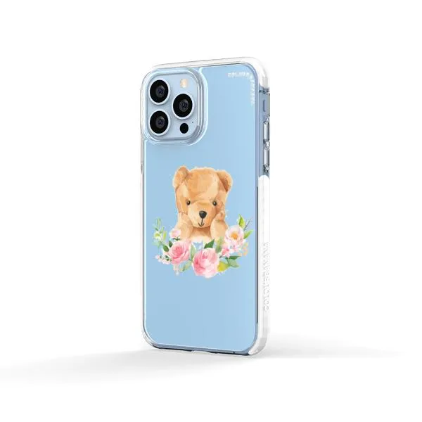 iPhone Case - Bear And Flower Wreath