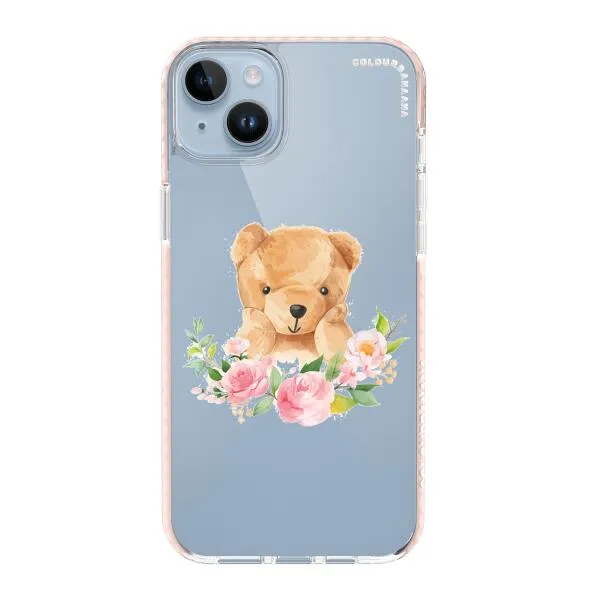 iPhone Case - Bear And Flower Wreath