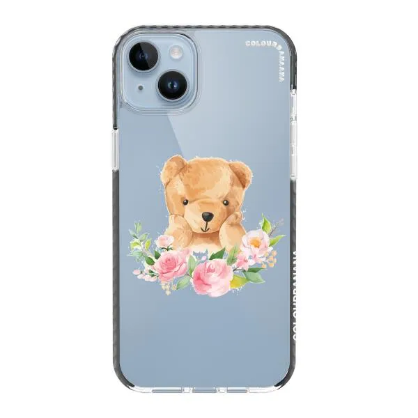 iPhone Case - Bear And Flower Wreath