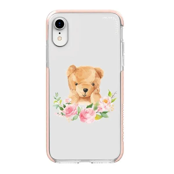 iPhone Case - Bear And Flower Wreath