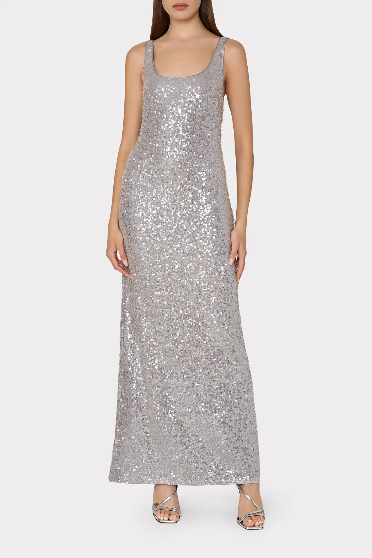 Ishani Sequins Slip Dress