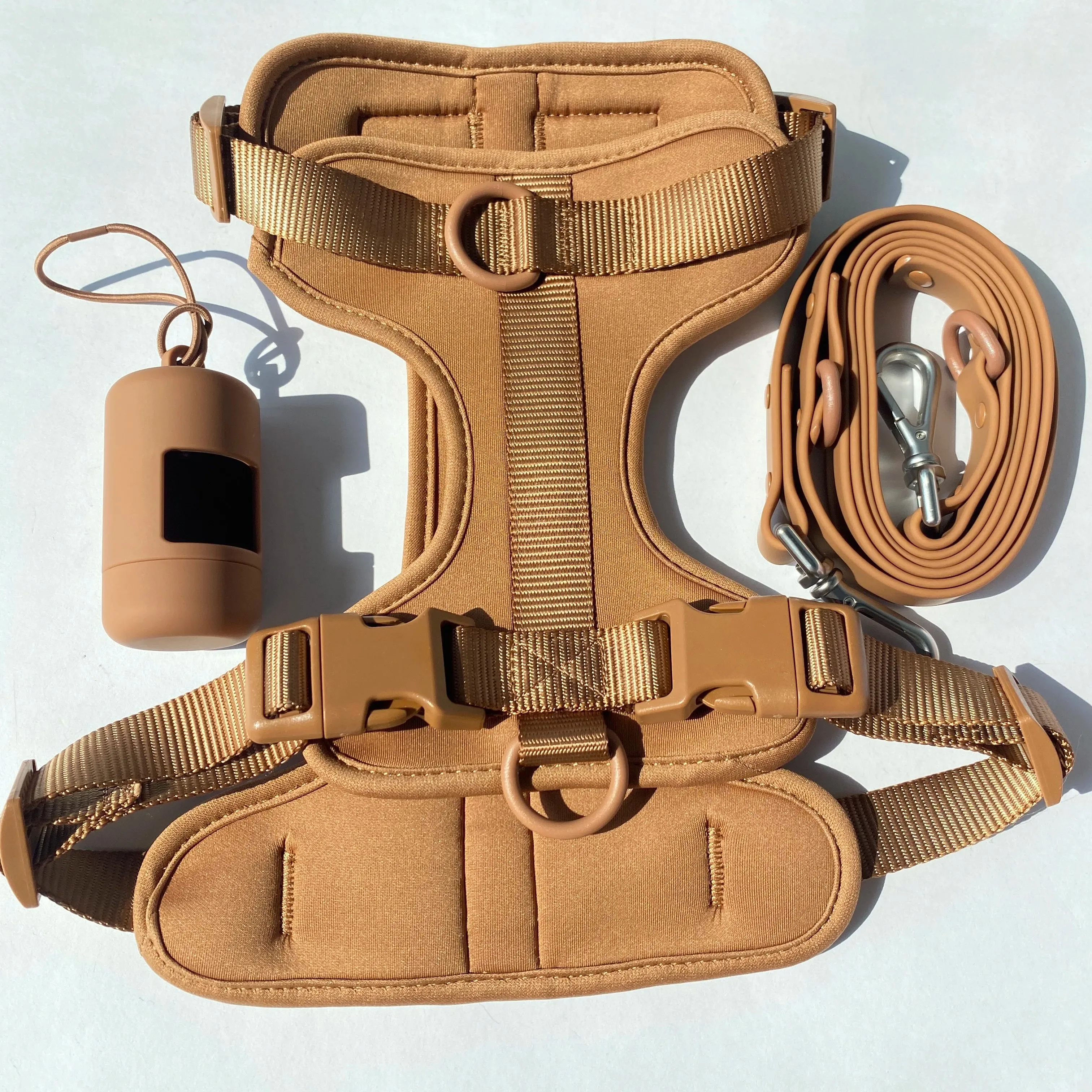 Lightweight Dog Harness Adjustable Durable Breathable Mesh Pet Vest Harness with Soft Comfortable Cushion