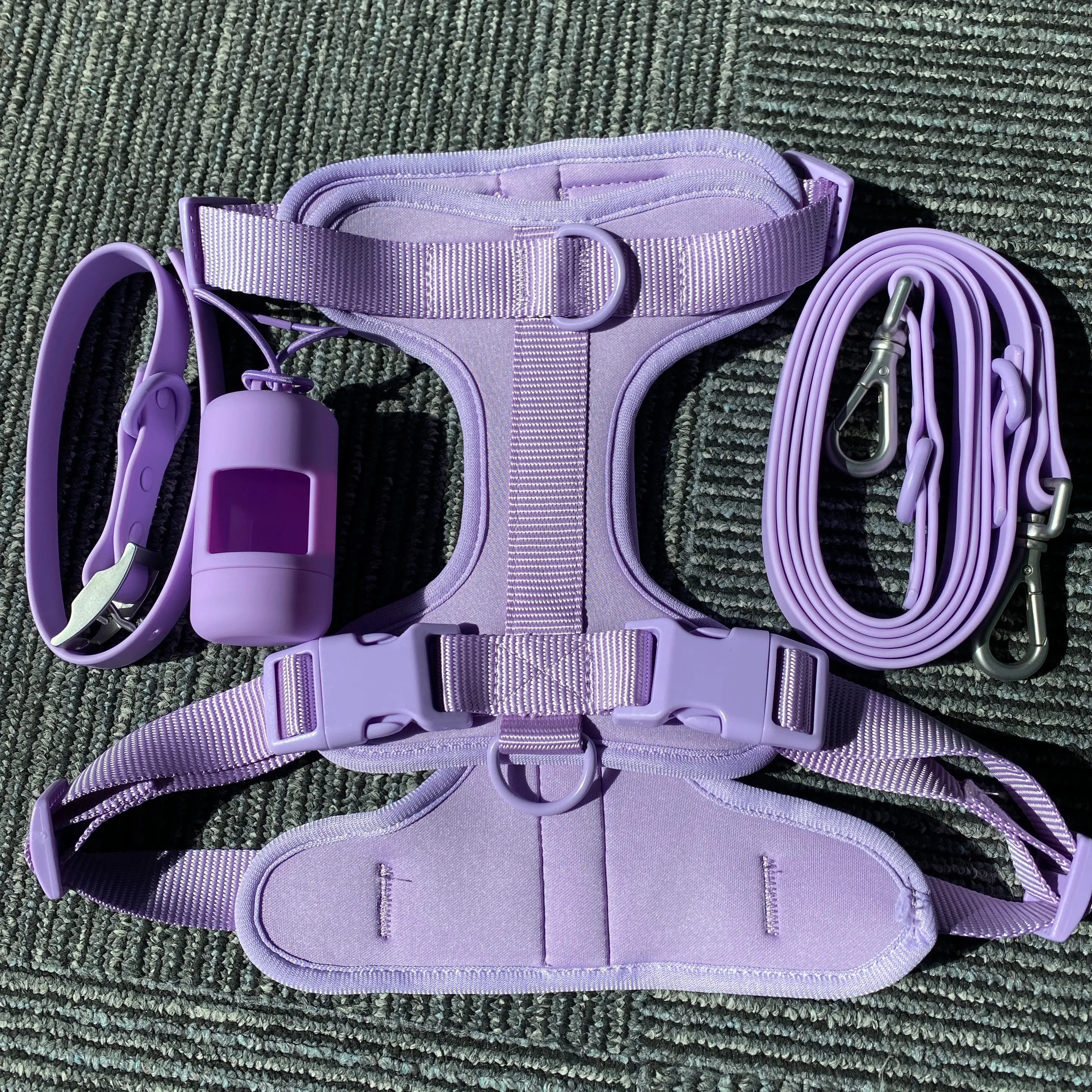 Lightweight Dog Harness Adjustable Durable Breathable Mesh Pet Vest Harness with Soft Comfortable Cushion