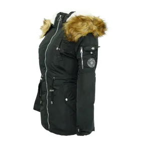 Madden Girl Women's Fur Sherpa Hooded Jacket