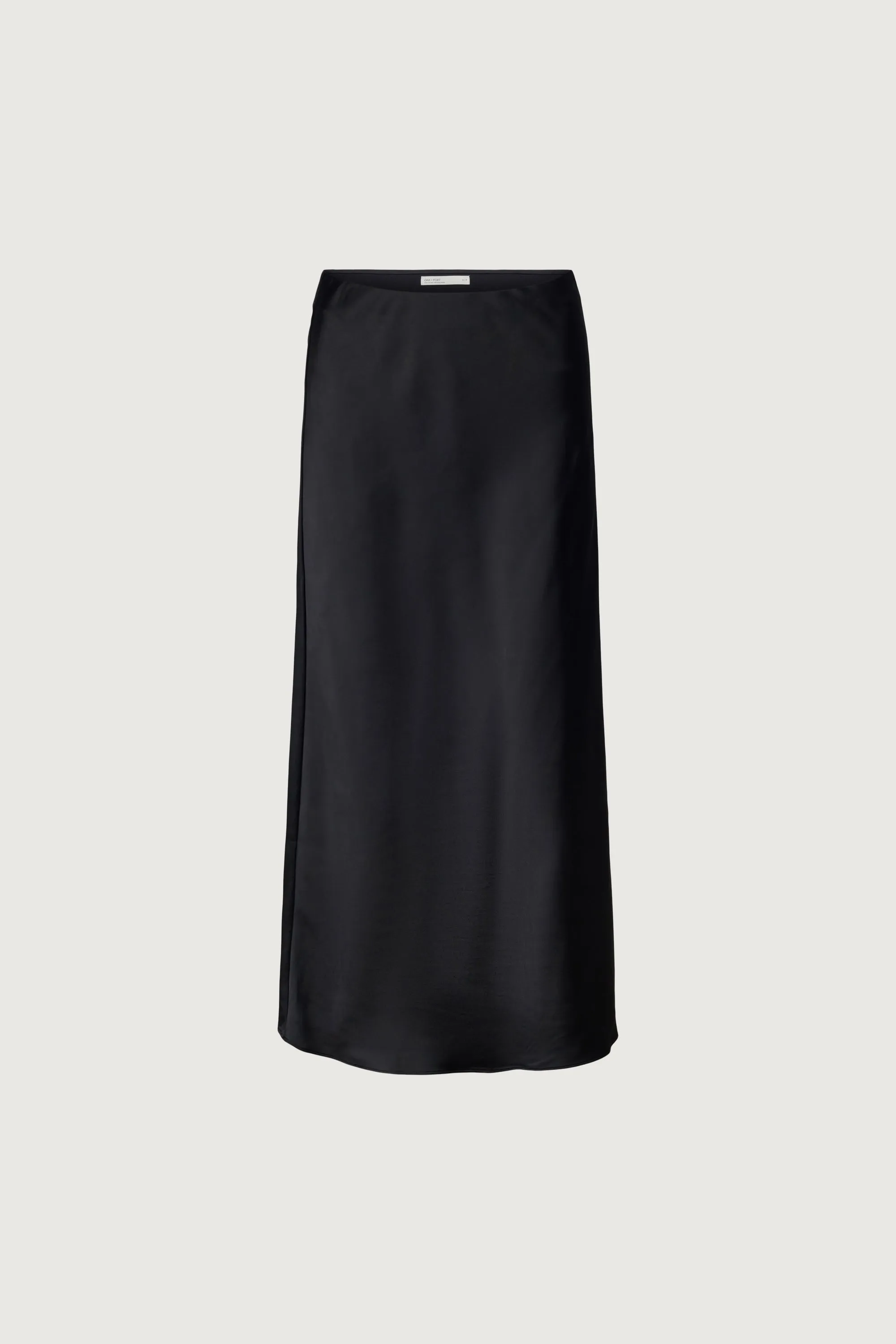 MAXI SATIN SLIP SKIRT