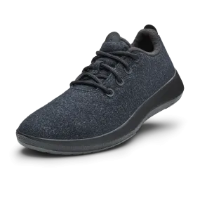 Men's Wool Runner Mizzles - Natural Black (Natural Black Sole)