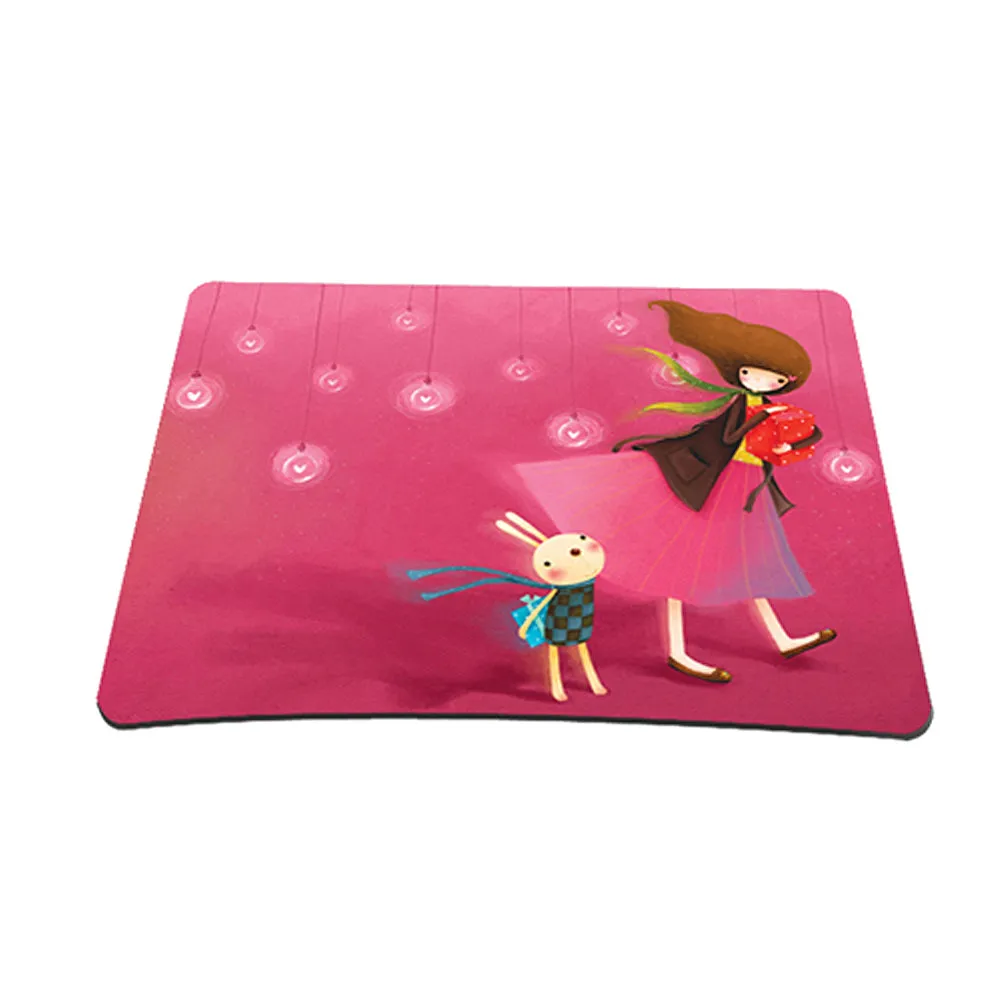 Notebook / Netbook Sleeve Carrying Case w/ Handle & Adjustable Shoulder Strap & Matching Skin & Mouse Pad – Girl Birthday Party