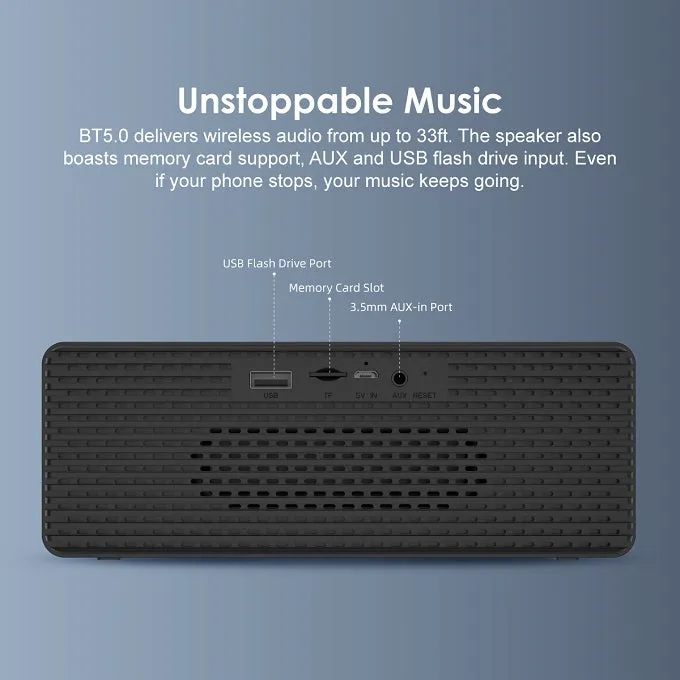 oraimo SoundPro-2C 10W Portable Wireless Bluetooth Speaker - Online Exclusive