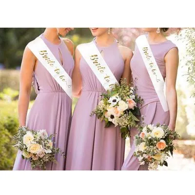 PURPLE WEDDING SASH