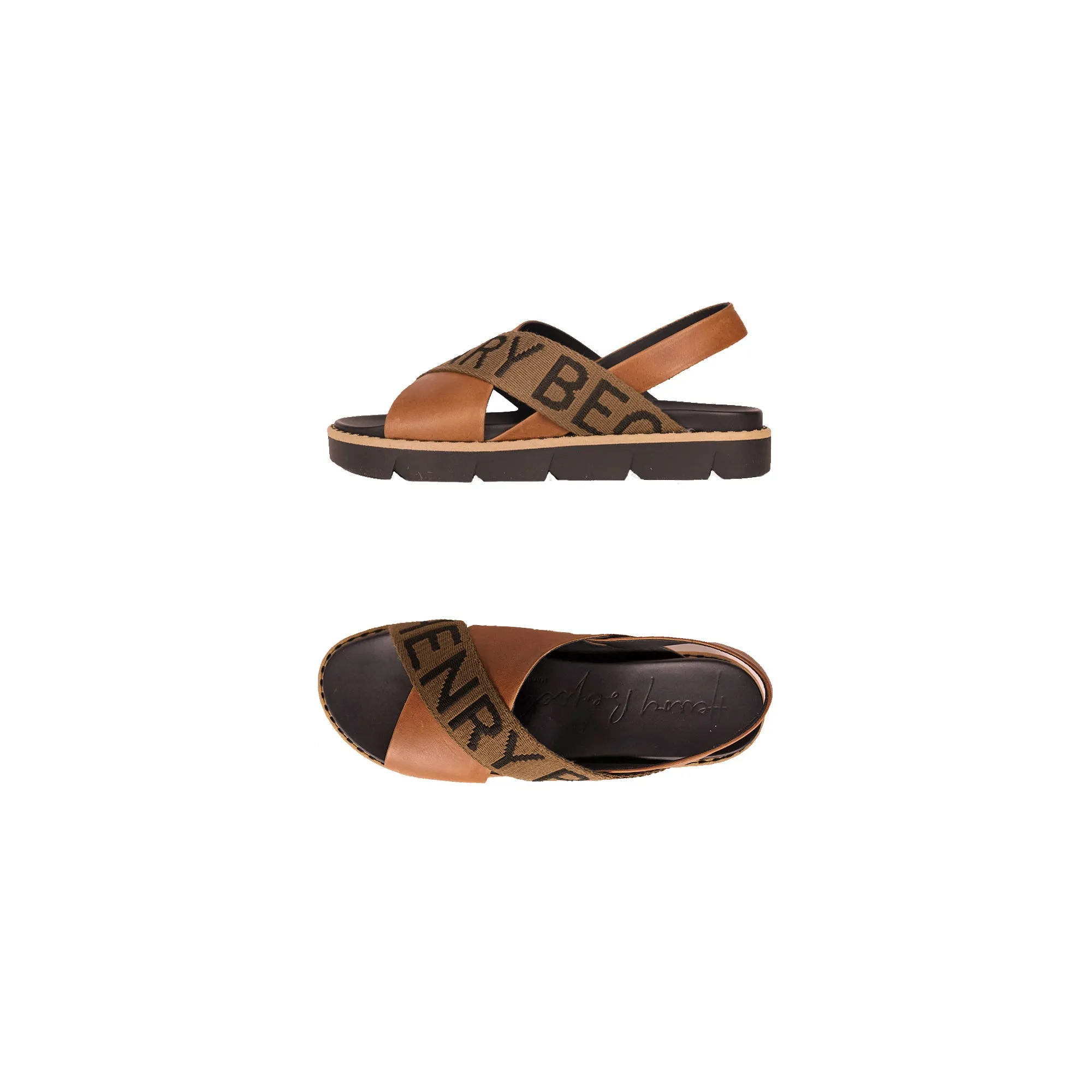 Sandal Fascia HB Main Cognac