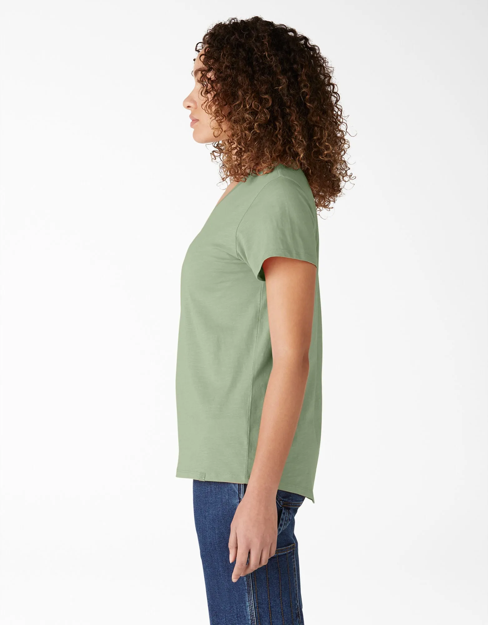 T-Shirt - Dickies Women's Short Sleeve V-Neck FS201, Various Colours