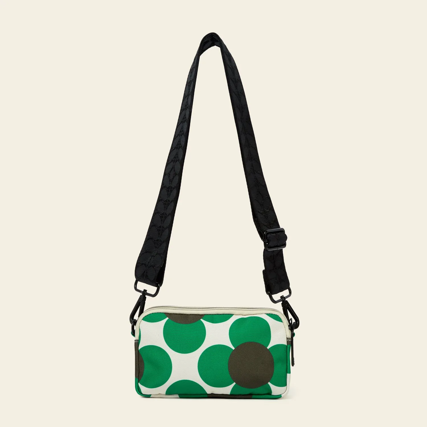 Tripod Crossbody - Retro Flower Emerald