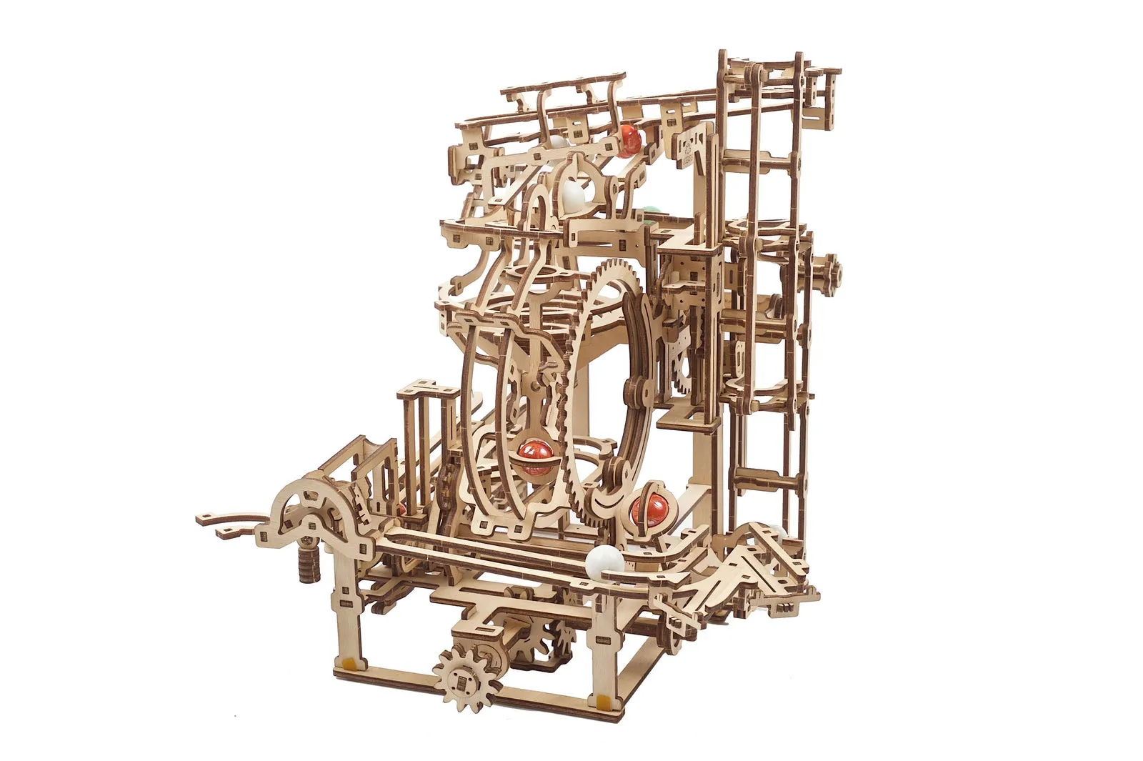 Ugears Marble Run Stepped Hoist ★Mechanical 3D Puzzle Kit Model Toys Gift Present Birthday Xmas Christmas Kids Adults