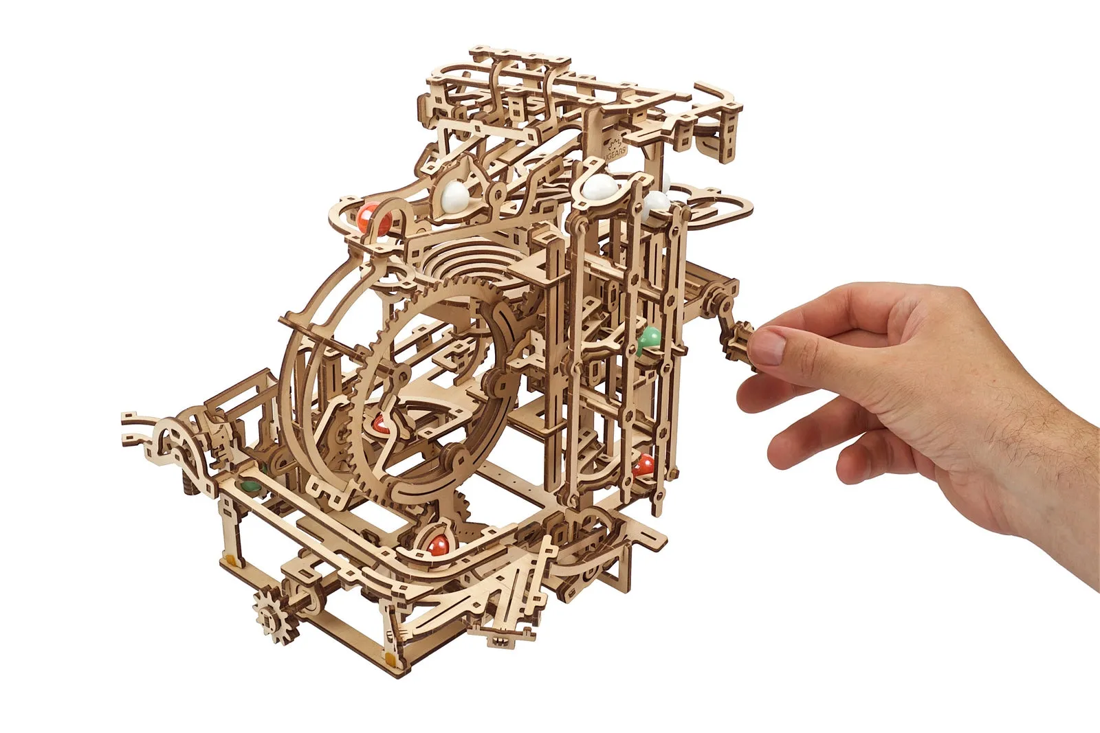 Ugears Marble Run Stepped Hoist ★Mechanical 3D Puzzle Kit Model Toys Gift Present Birthday Xmas Christmas Kids Adults