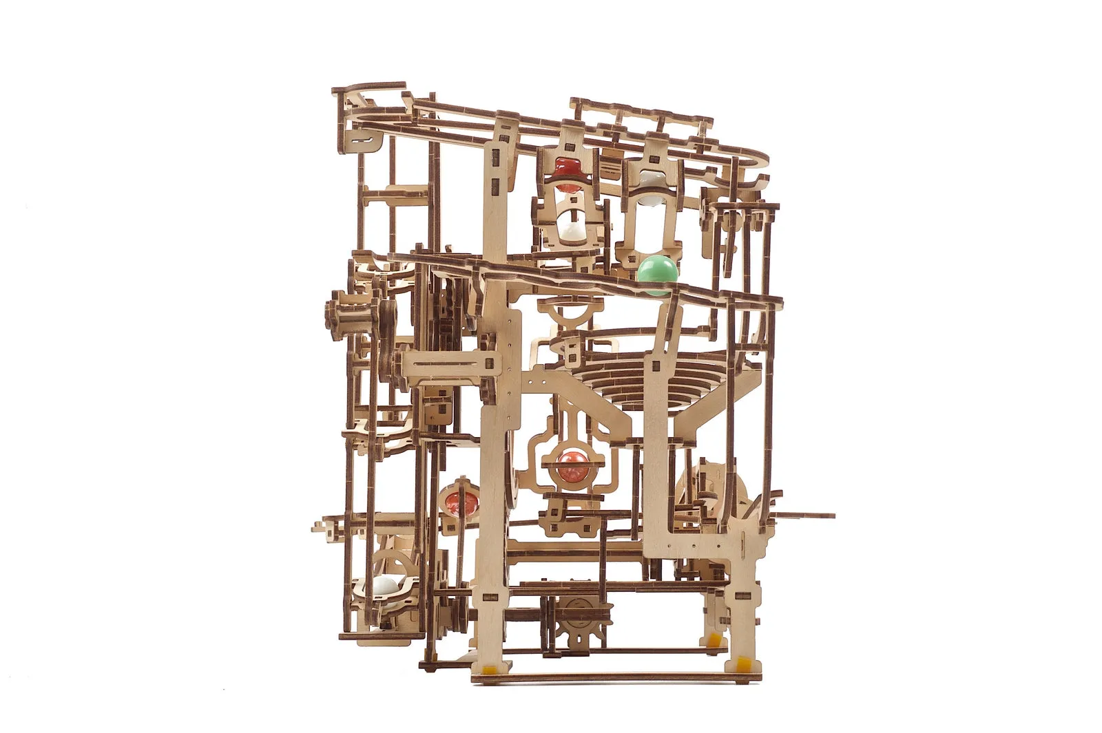 Ugears Marble Run Stepped Hoist ★Mechanical 3D Puzzle Kit Model Toys Gift Present Birthday Xmas Christmas Kids Adults