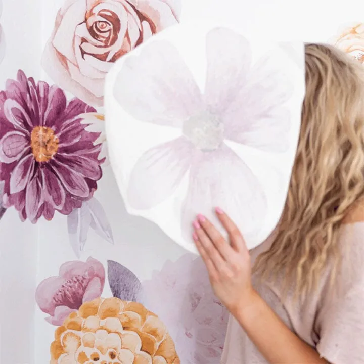 Victoria Florals Wall Decals