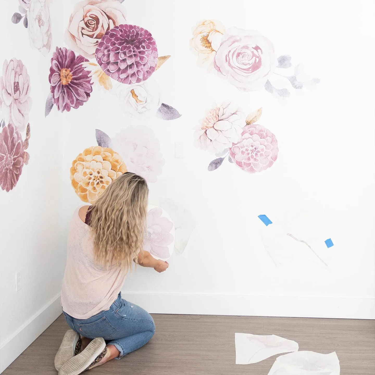 Victoria Florals Wall Decals