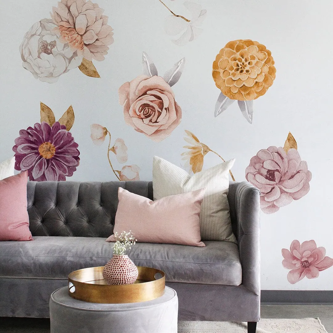 Victoria Florals Wall Decals