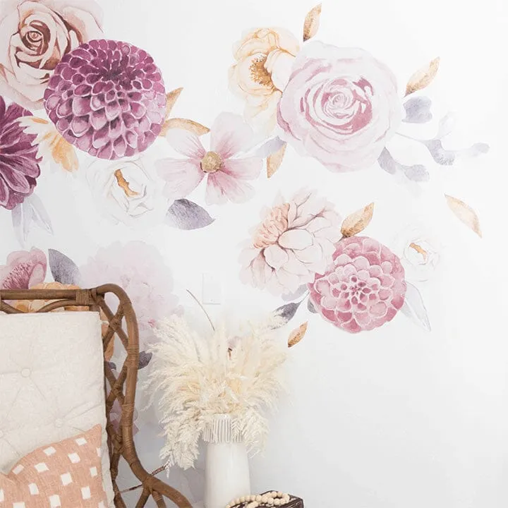 Victoria Florals Wall Decals