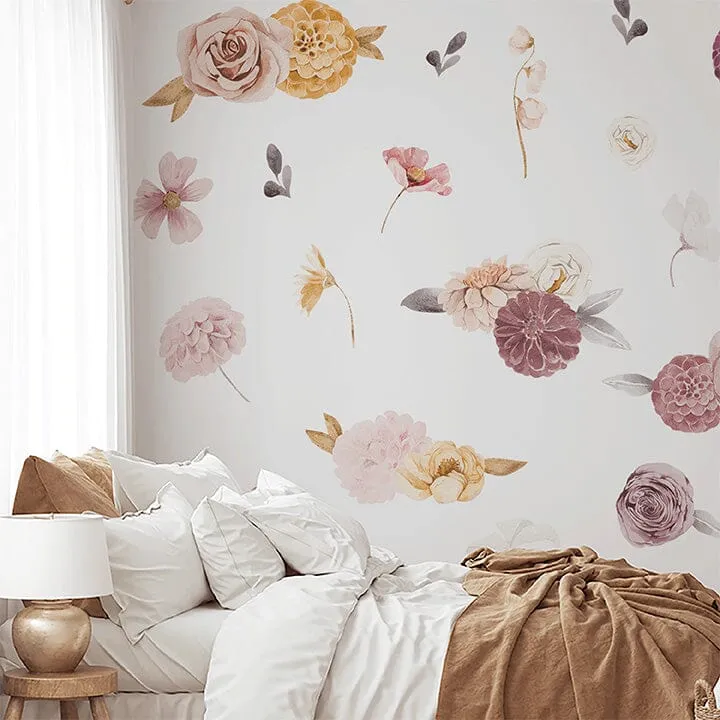 Victoria Florals Wall Decals