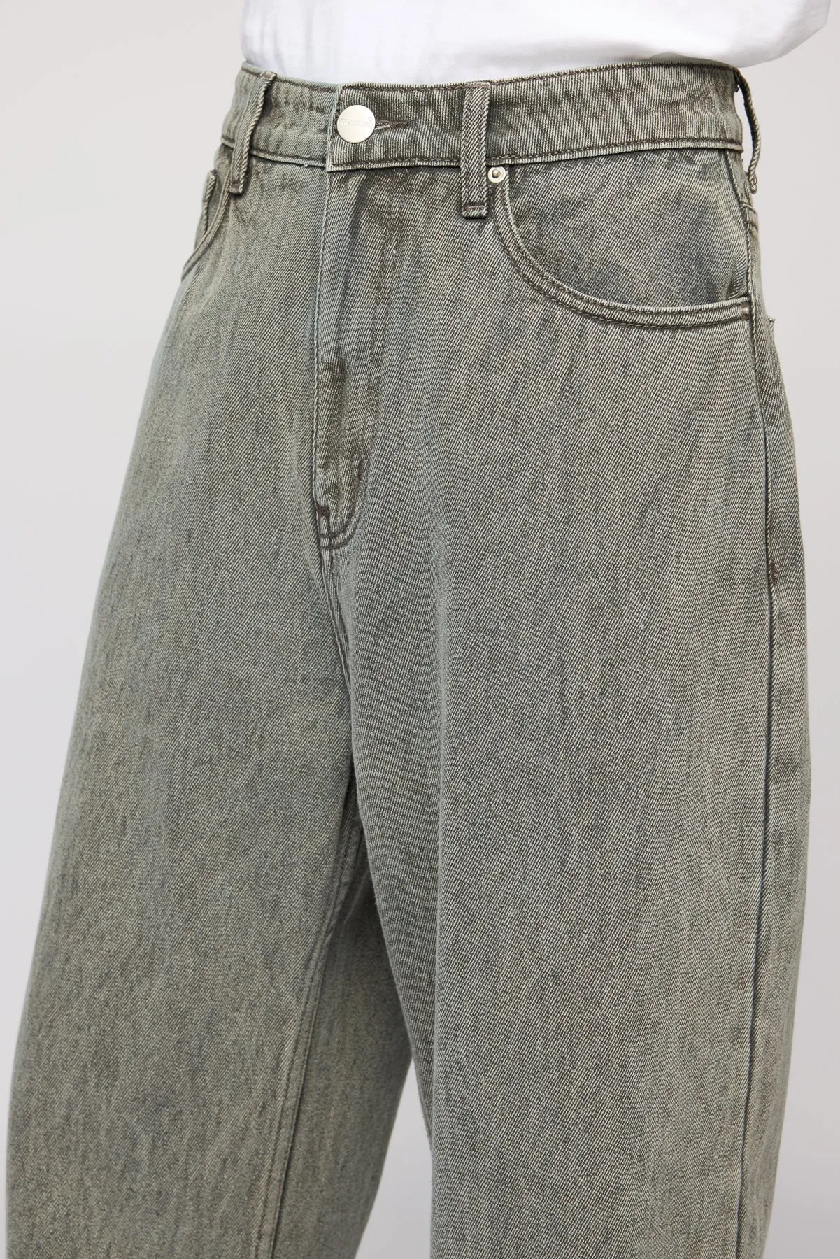 Vintage Charcoal Men's Baggy Jeans